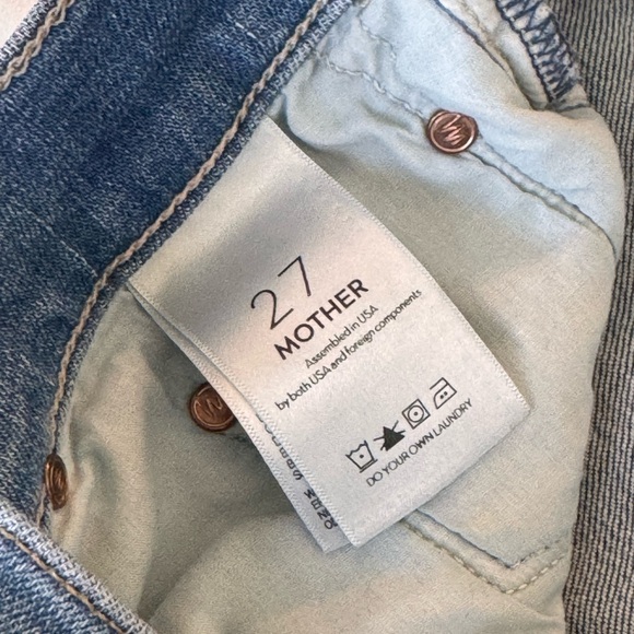 MOTHER DENIM Rascal Slit Flip Shorts - Picture 6 of 6